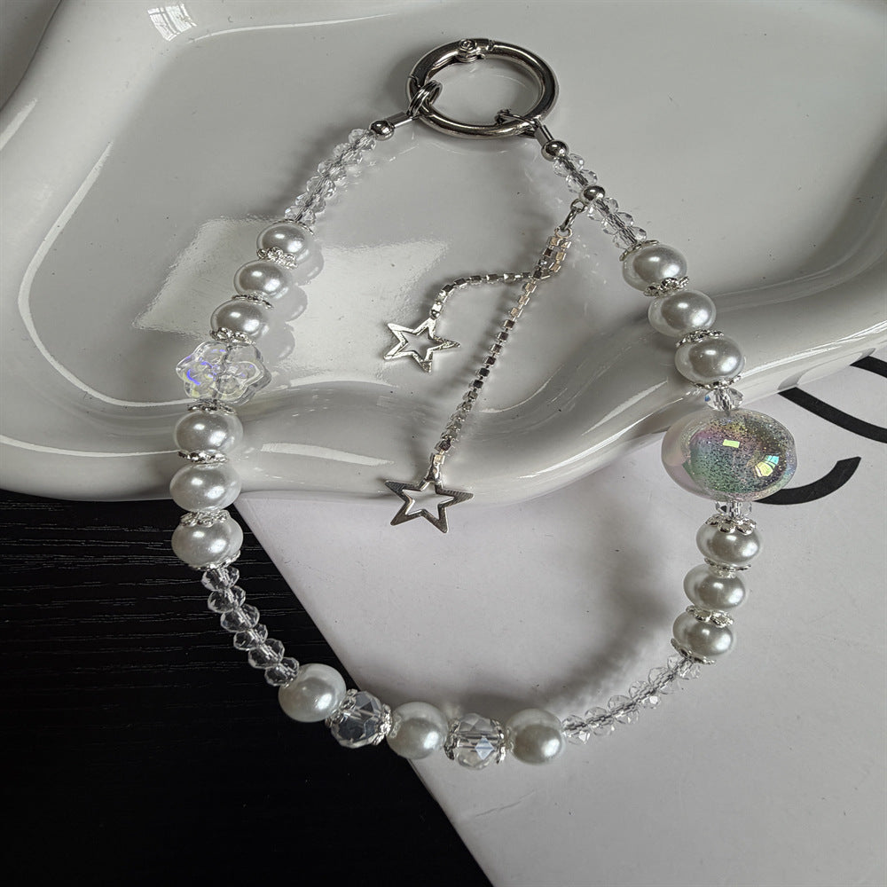 Elegante Perlen Charm Brillenband Brehn