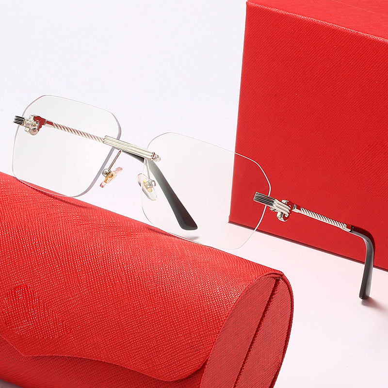 Damen modische Korrektionsbrille mit elegantem minimalistischen Rahmen Brehn