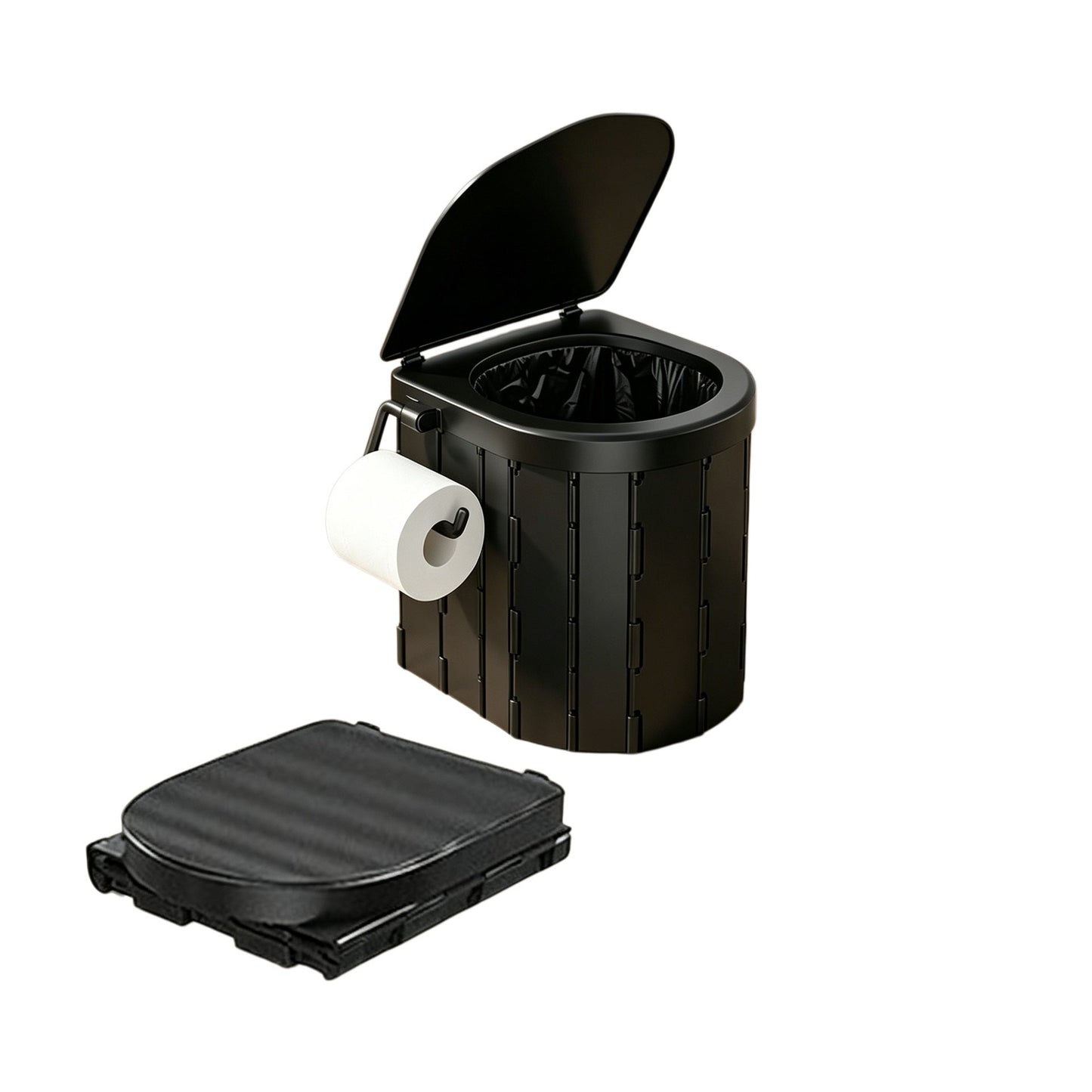 Tragbares Pop-up-Privatsphäre-Zelt und zusammenklappbares Camping-Toiletten-Kit mit vollständigem Zubehörset Brehn