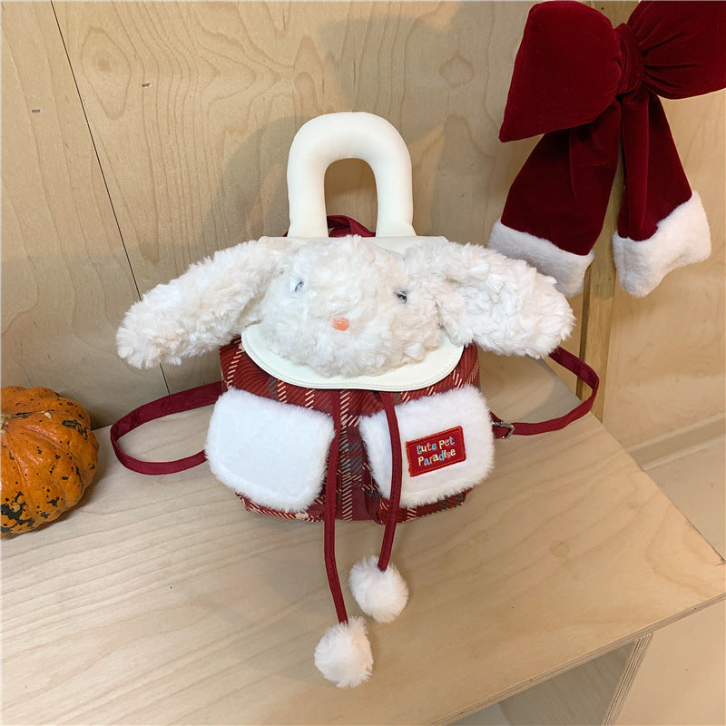 Plüsch Kaninchen-Themen Mini Rucksack