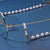 Kristall-akzentuierte Brillenband Brehn