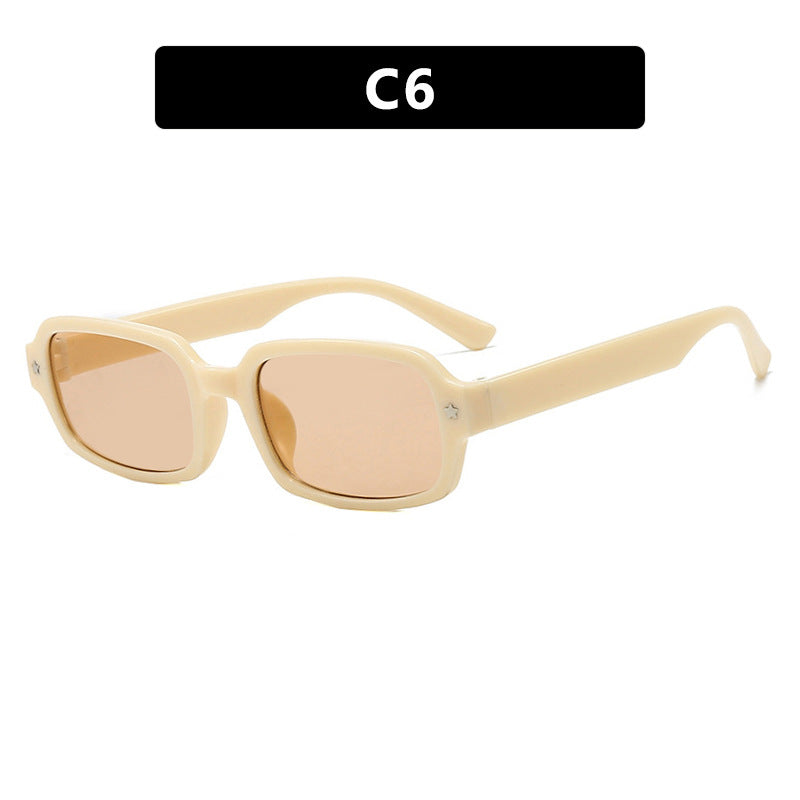 Damen modische Rechtecksonnenbrille mit herausragendem Design und schützendem UV-Filter Brehn