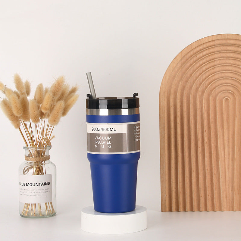 Unisex Isolierter Trinkbecher mit integriertem Strohhalm Brehn