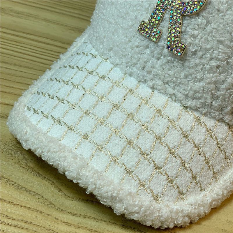 Damen Fuzzy Texturiertes Baseball Cap Brehn