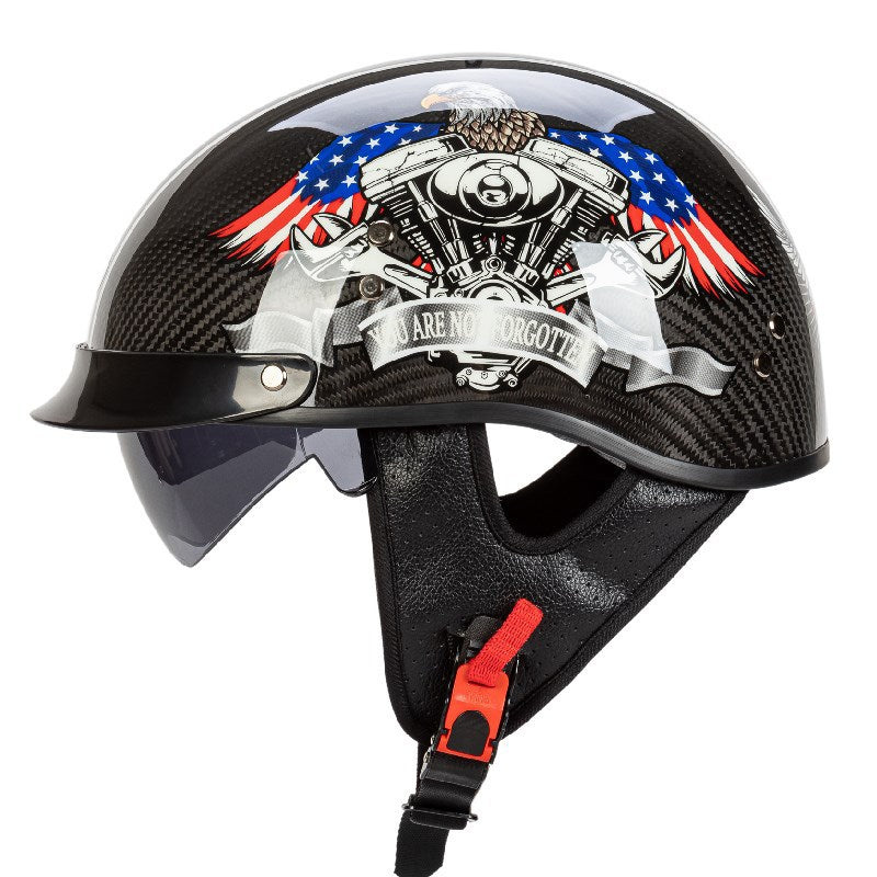 Grafisches Sicherheits-Schädel-Design Motorradhelm Brehn