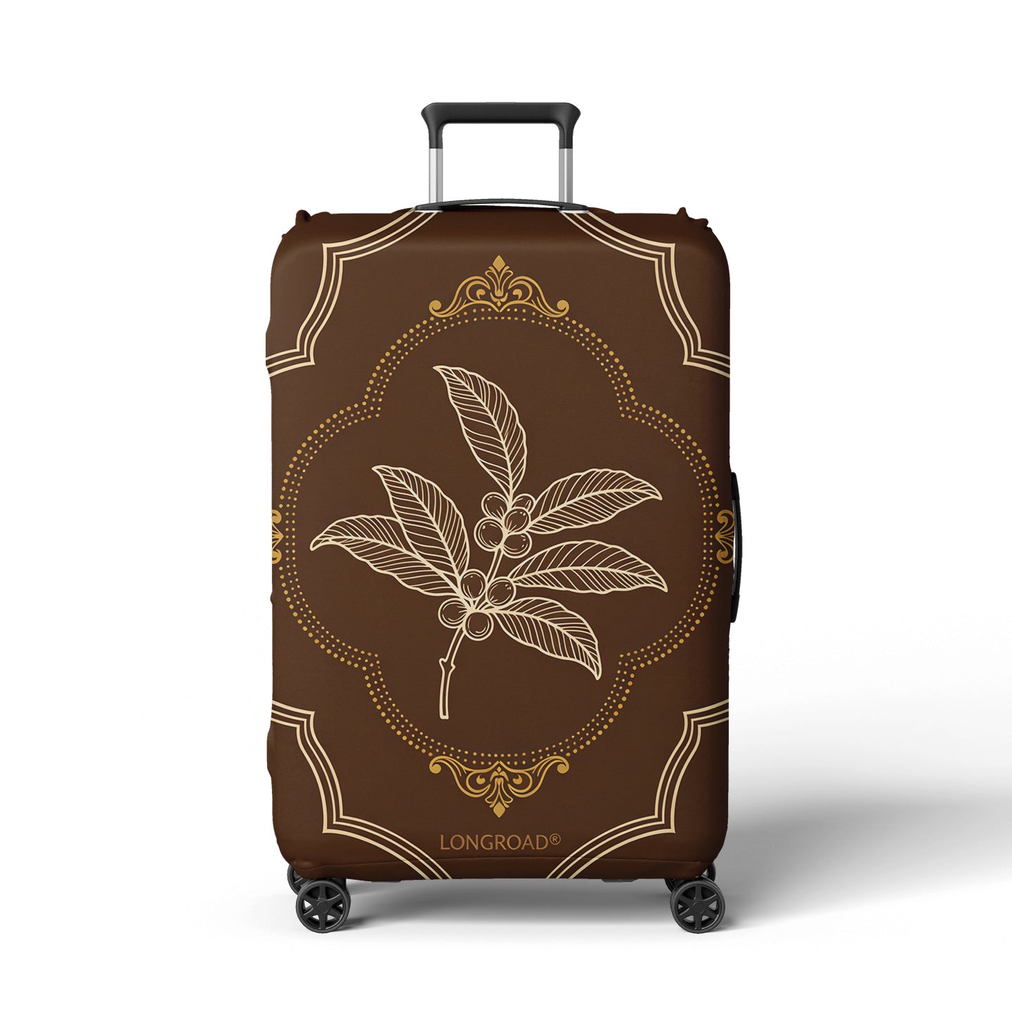 Damen Kofferhülle mit floralem Lavendel-Muster Brehn