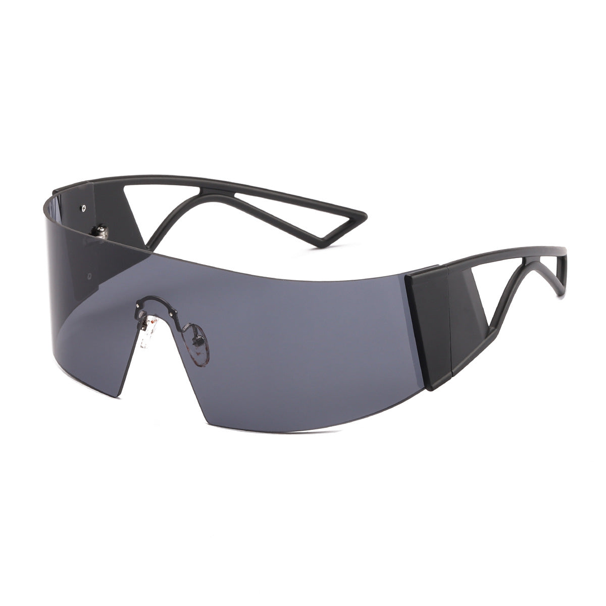 Damen sportliche Sonnenbrille im futuristischen Design Brehn