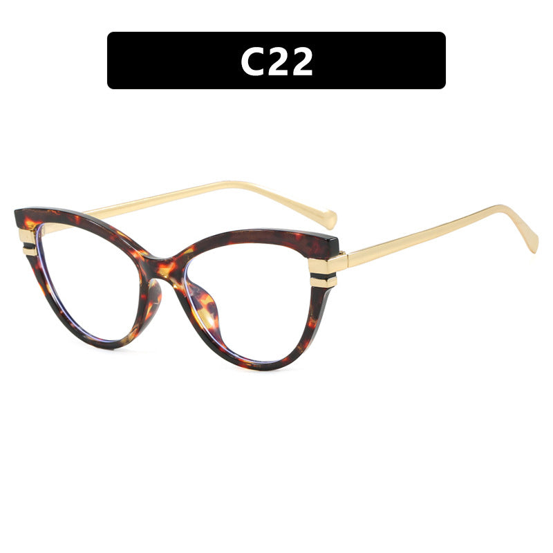 Damen Cat-Eye Sonnenbrille mit eleganten Metallakzenten Brehn