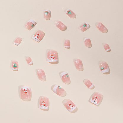 Festliche holiday-themed Nagelkunst Brehn