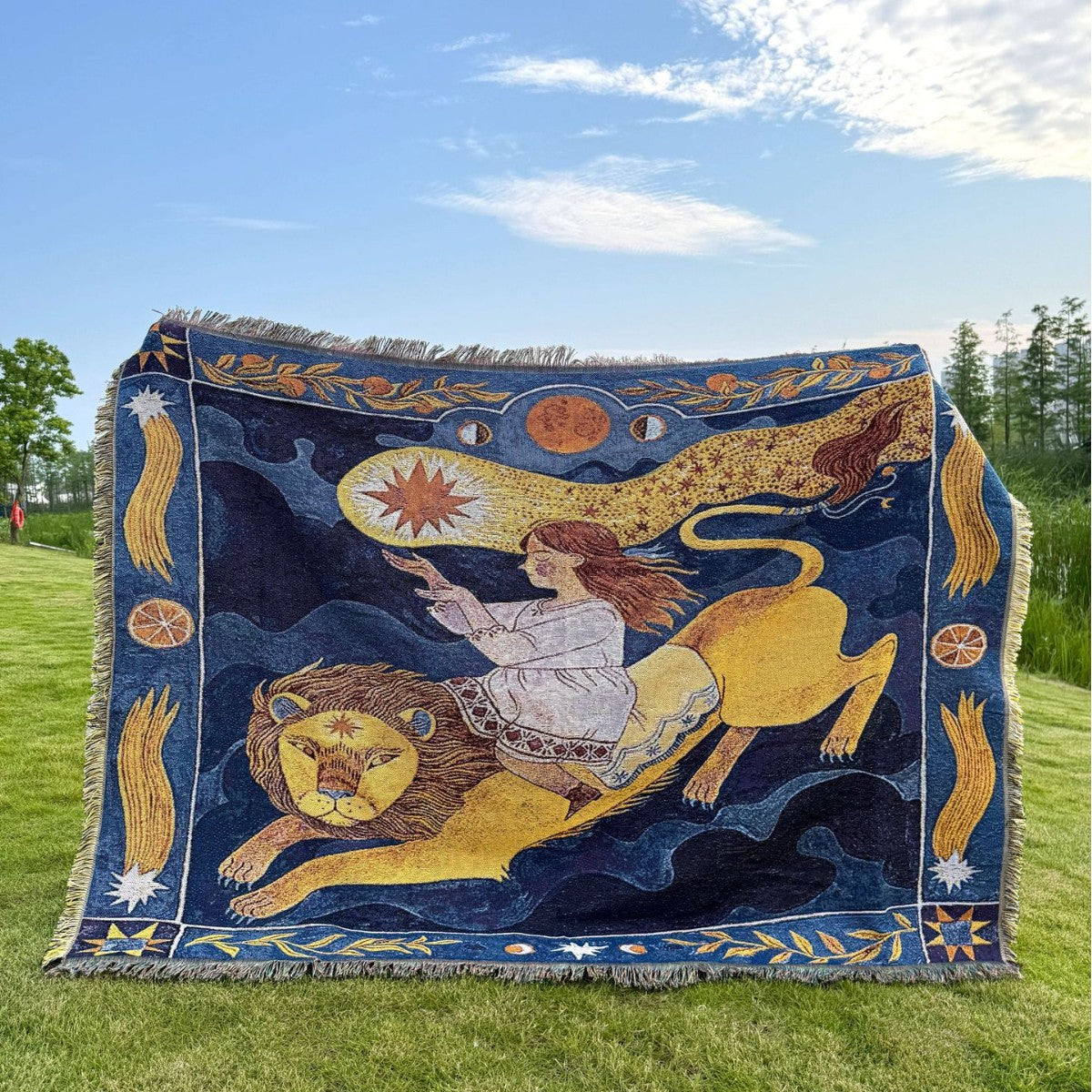 Künstlerische mythologische Szene Tagesdecke