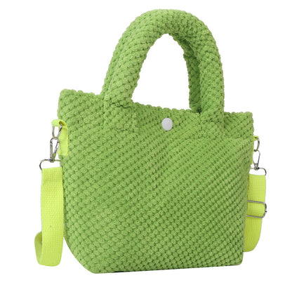 Stylische weiche Stoffhandtasche