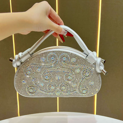 Strassverzierte Handtasche