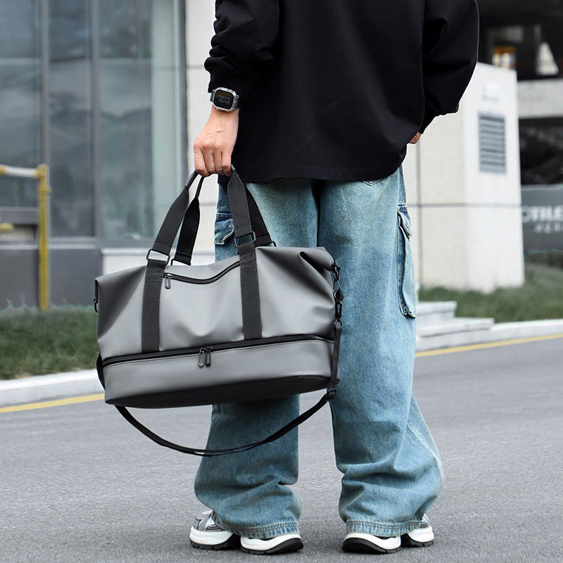 Sportliche und Wasserabweisende Duffel-Tasche mit Verstellbarem Tragesystem Brehn