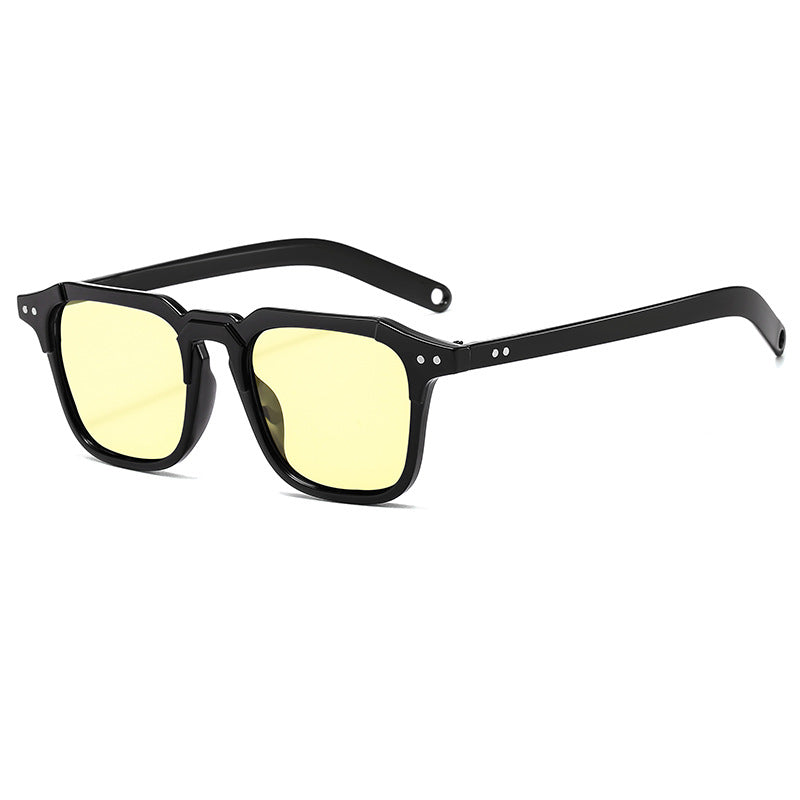 Herren Retro-inspirierte auffällige quadratische Sonnenbrille Brehn