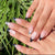 Künstlerische Halloween-Themen Stiletto Press-On Nägel Brehn