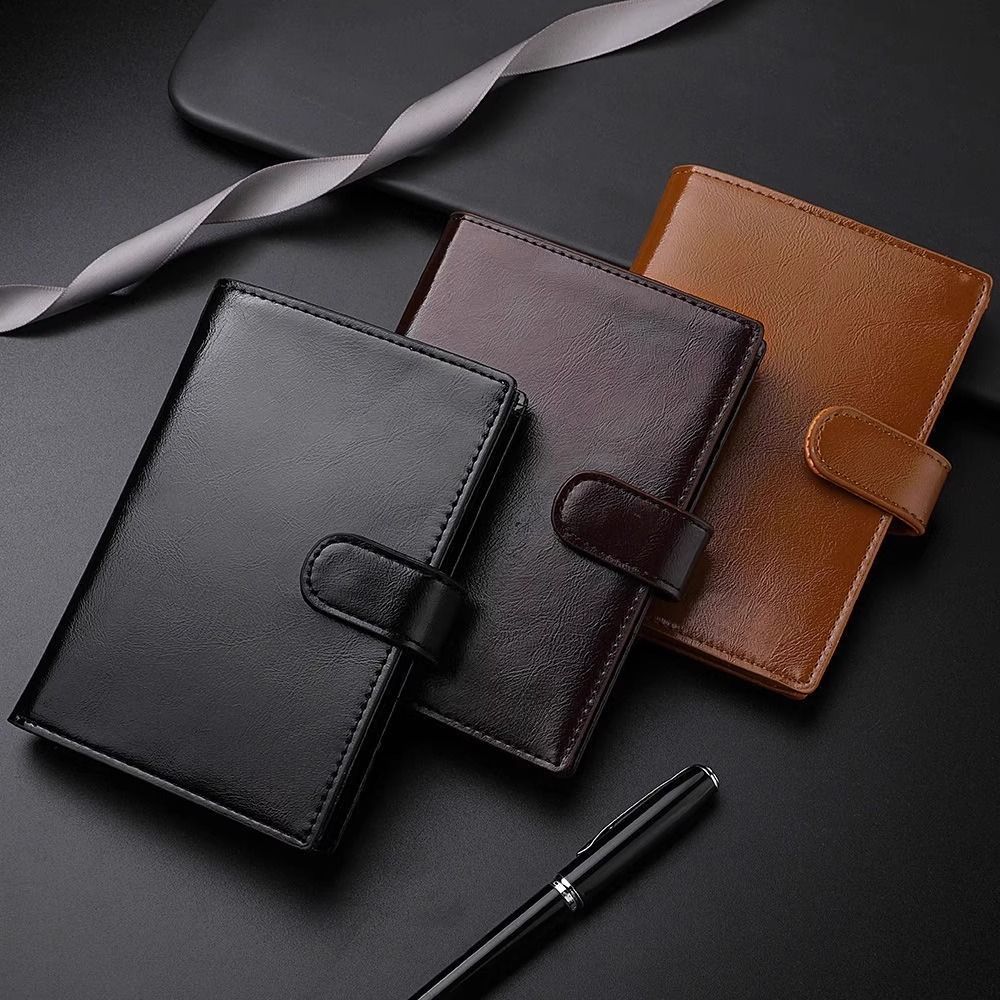 Elegante strukturierte Leder Planer Brieftasche Brehn