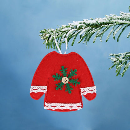 Dekorative Weihnachtsbaumornamente in Rentierform
