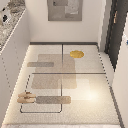Stylischer geometrischer Teppich