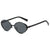 Elegante ovale Rahmen-Sonnenbrille