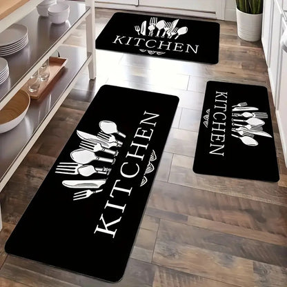 Stylische Küchenkomfortmatten-Set