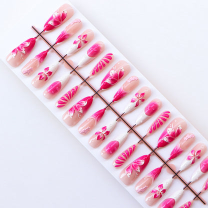 Premium Floral Nagelkunstkollektion