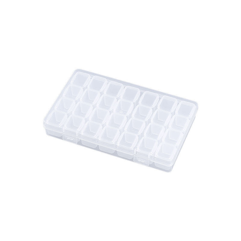 Klarer Kunststoff-Organizer-Box Brehn