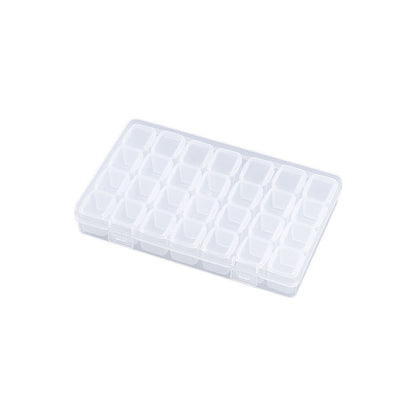Klarer Kunststoff-Organizer-Box Brehn