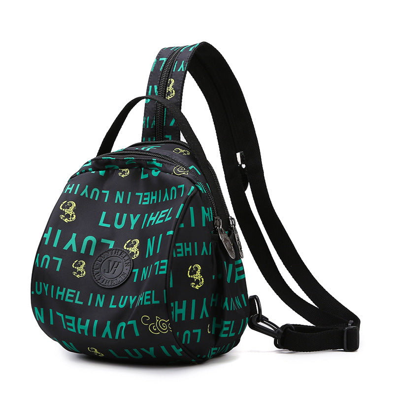 Geometrisch gemusterter Rucksack Brehn