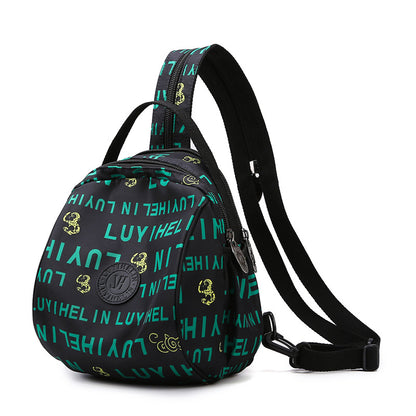 Geometrisch gemusterter Rucksack Brehn