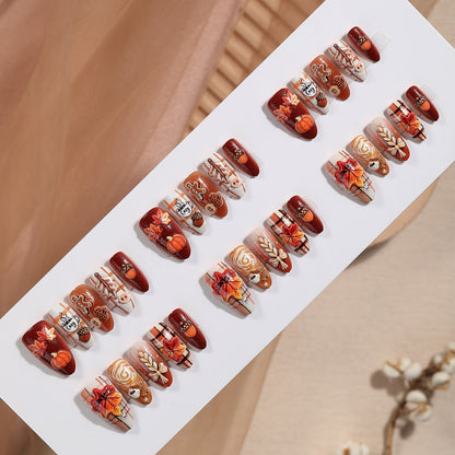 Kreatives Kunstnagelset mit herbstlichen Motiven Brehn