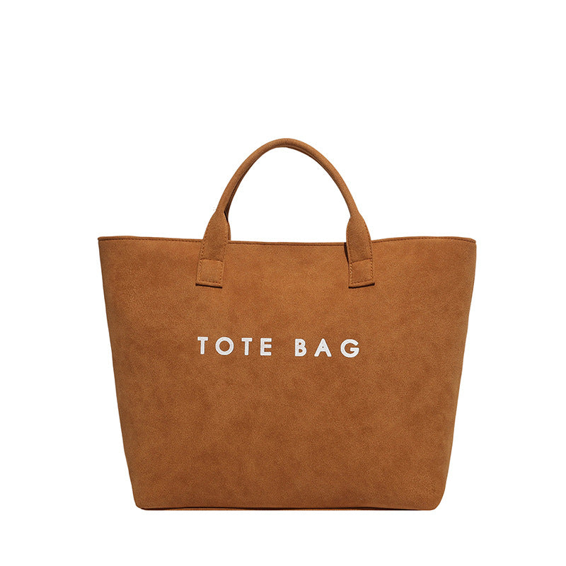 Stylische Faux Wildleder Tragetasche
