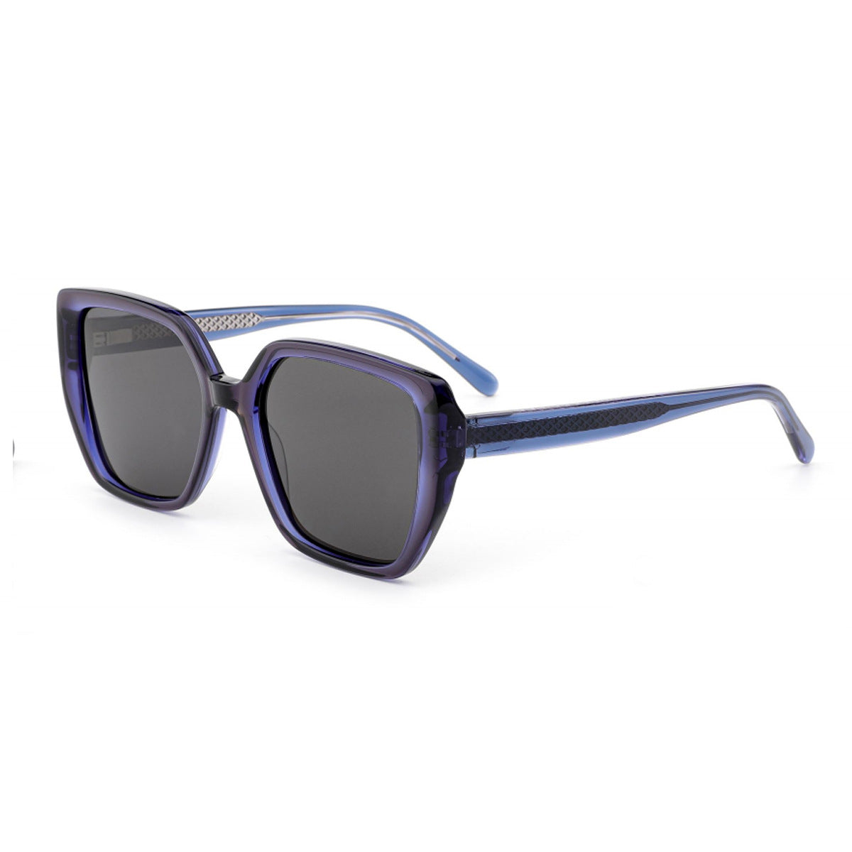 Damen Sonnenbrille mit modischem, facettenreichen Rahmen und UV-Schutz Brehn