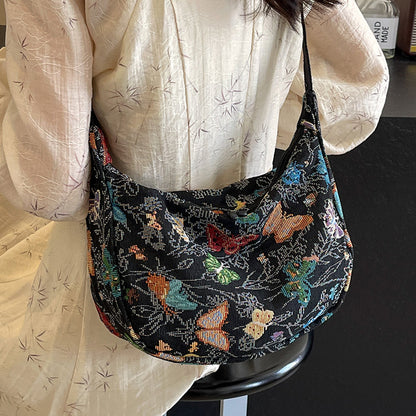 Dekorative Floral Gemusterte Slingtasche
