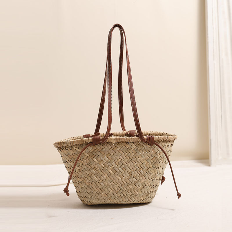 Damen Korbtasche mit floralem Design Brehn