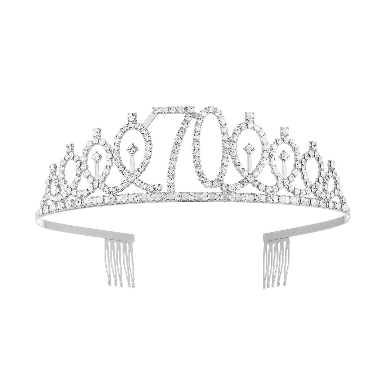 Damen Kristallverzierte Tiara mit elegantem Design Brehn