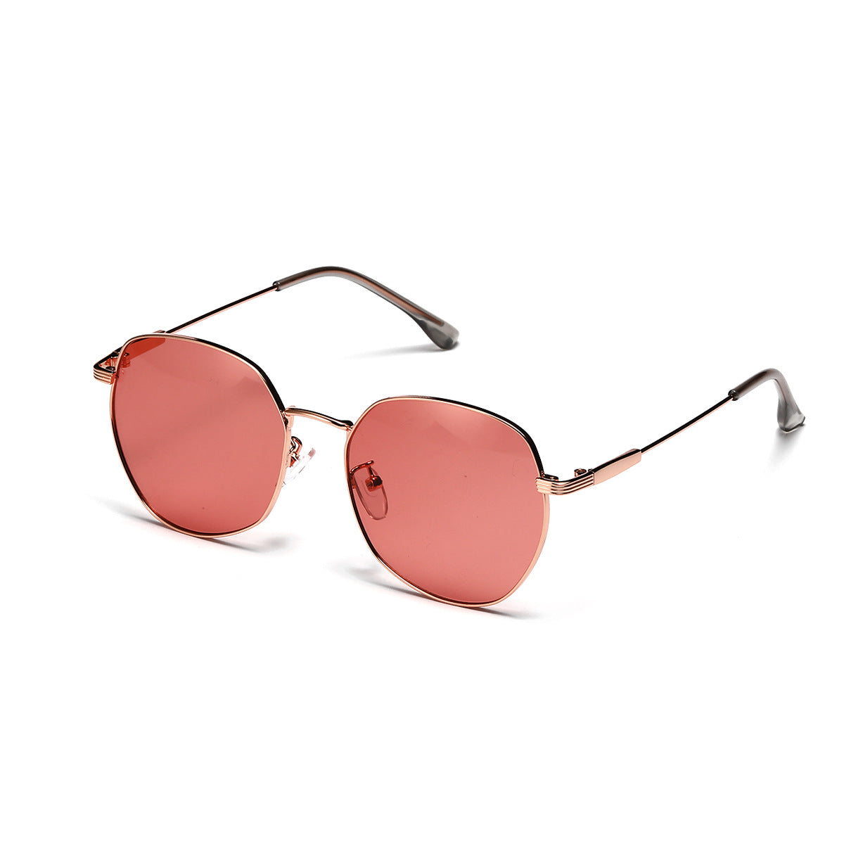 Damen auffällige geometrische Sonnenschutzbrille mit UV-Schutz Brehn