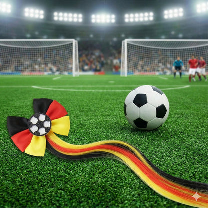 Fußball-Themen-Haarbow-Clip Brehn