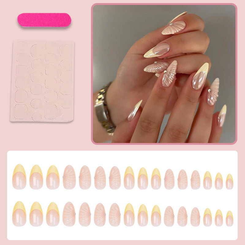 Kunstnagelset mit einzigartigen Muschel-Designs Brehn