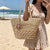Geflochtene Bast-Strandtasche Brehn
