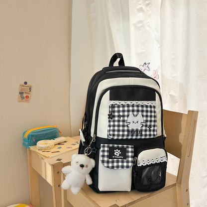 Stylische Multifunktions-Rucksack mit süßen Akzenten Brehn