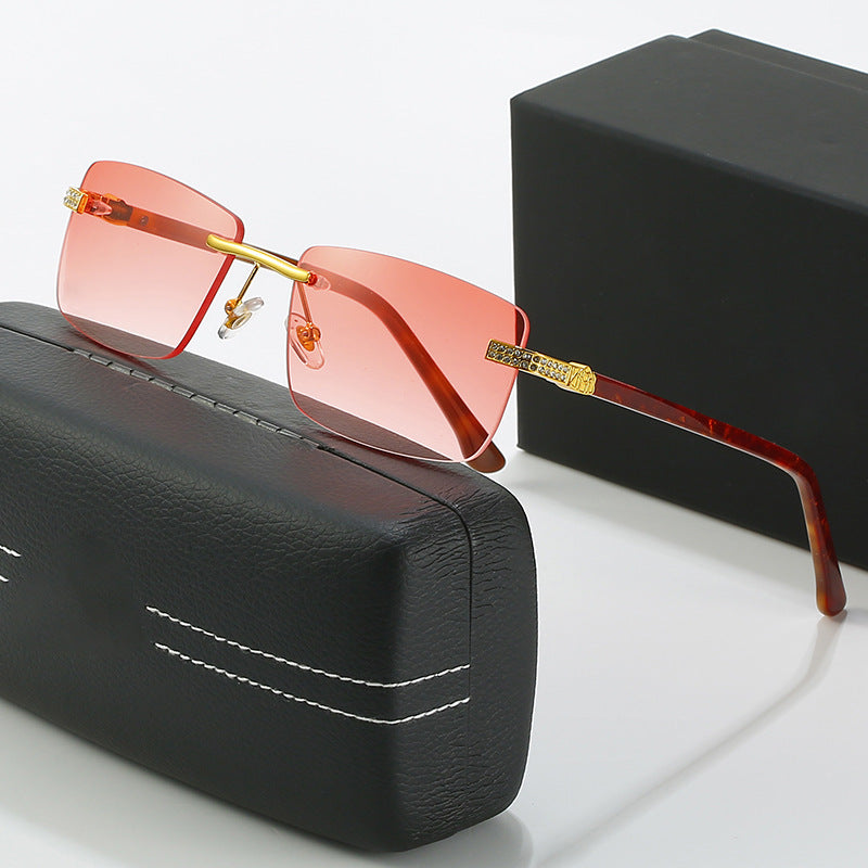 Damen elegante Sonnenbrille mit stilvollem Metallrahmen Brehn