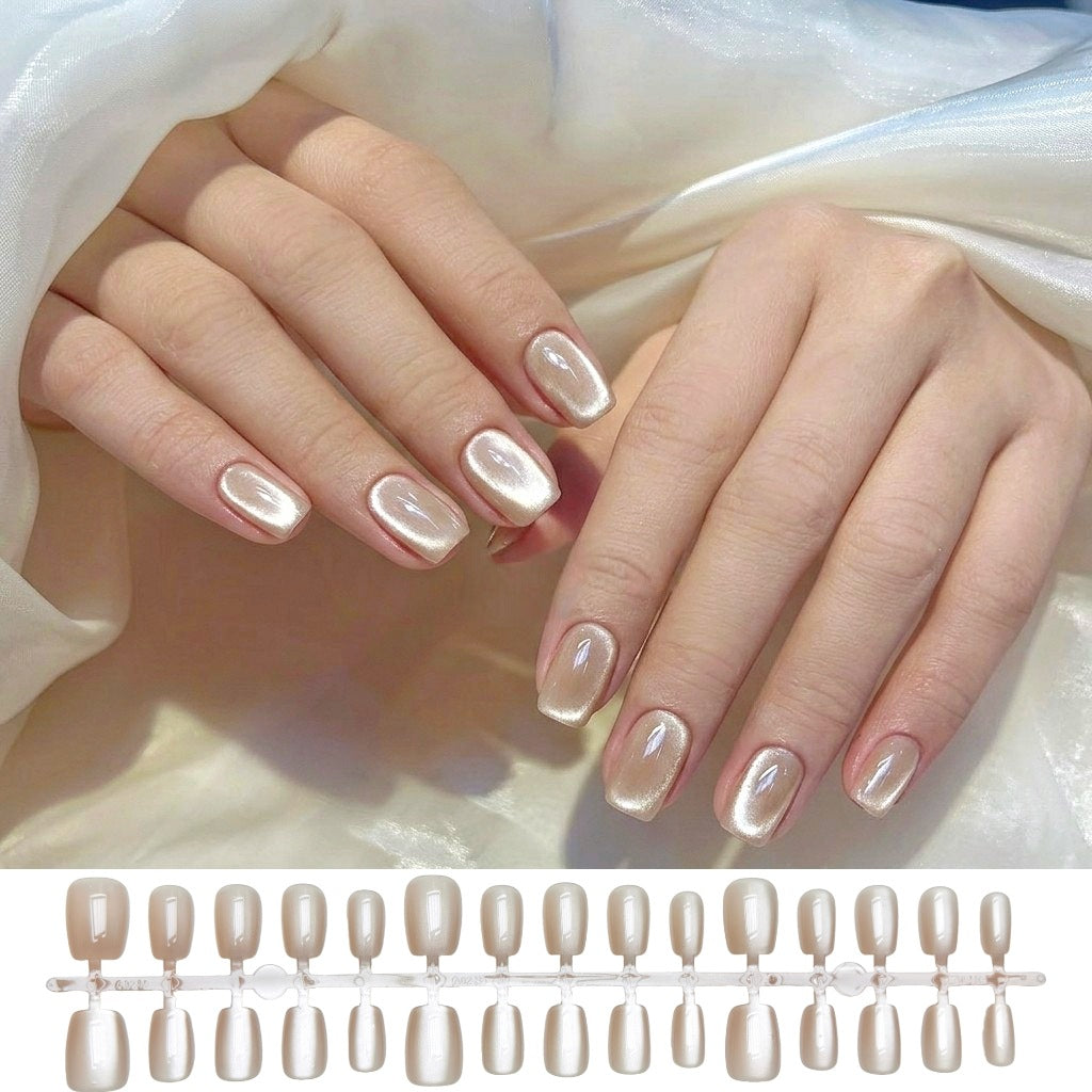 Elegante Glänzende Press-On Nagelset