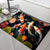 Floral Design Memory Foam Badteppich Brehn