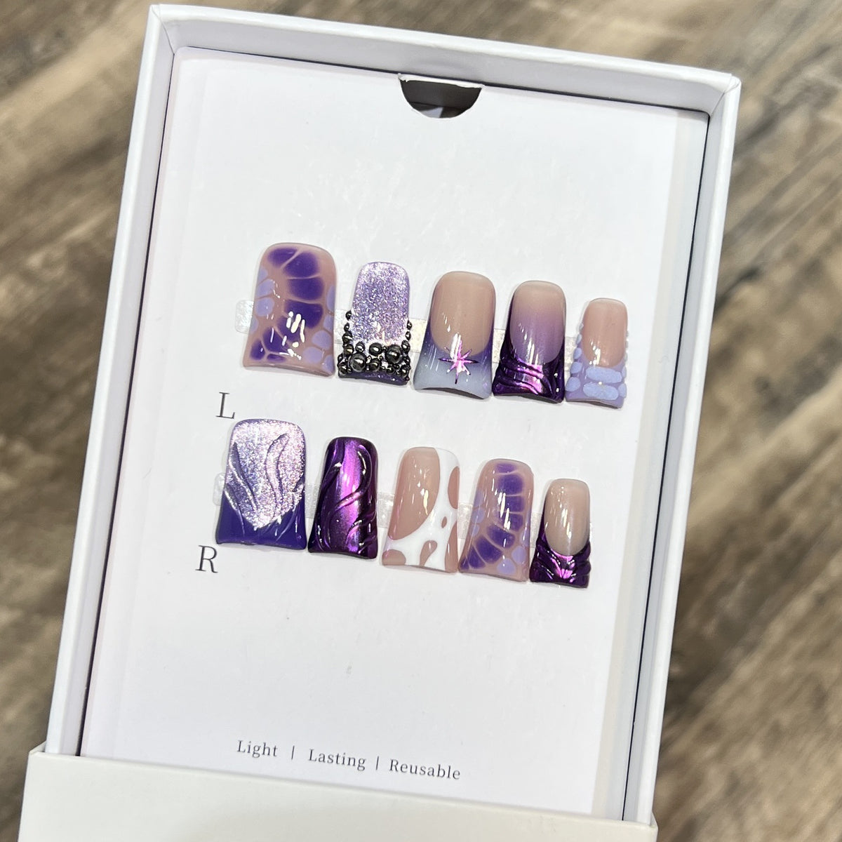 Verspielt Cartoon-Themen Press-On Nagelset Brehn