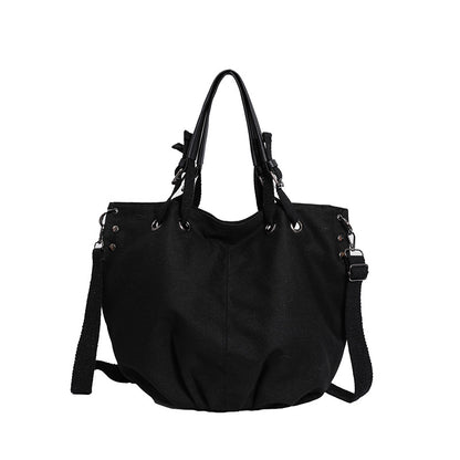 Lässige Canvas-Tasche mit verstellbarem Schultergurt