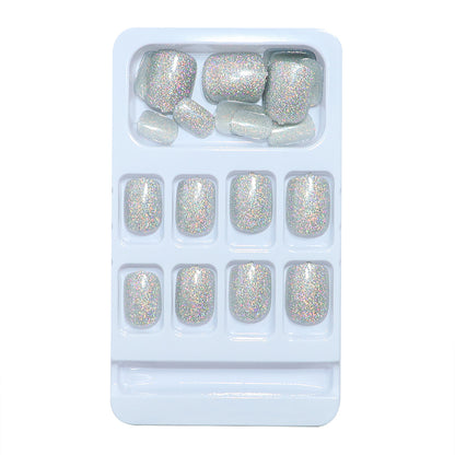 Glitzernde Press-On-Nagelspitzen Brehn