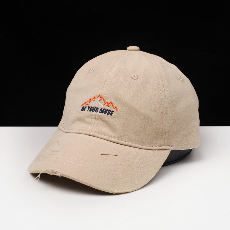 Damen Vintage Baumwoll Bestickte Baseballmütze Brehn