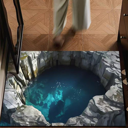 Abstrakte Fußmatte