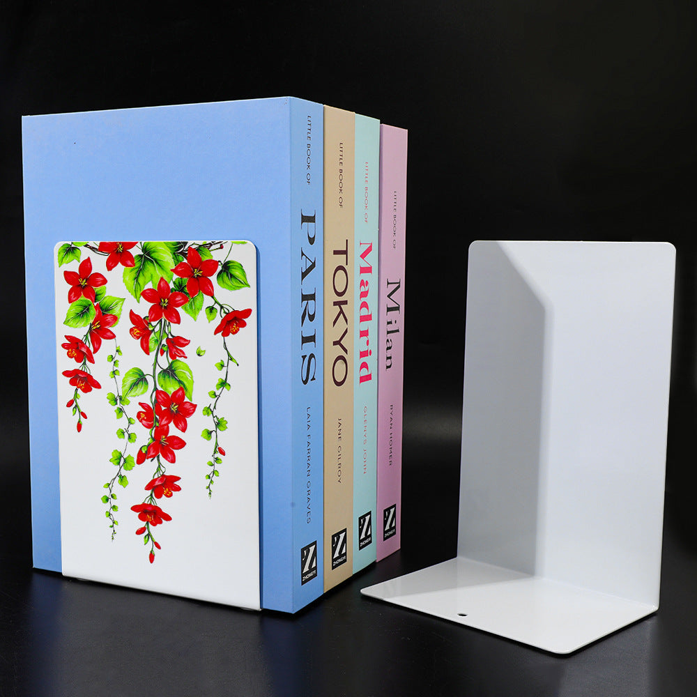 Dekorative Buchstützen im Wisteria-Thema