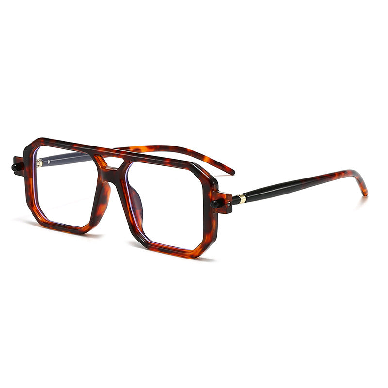 Damen oversized rechteckige Brille Brehn
